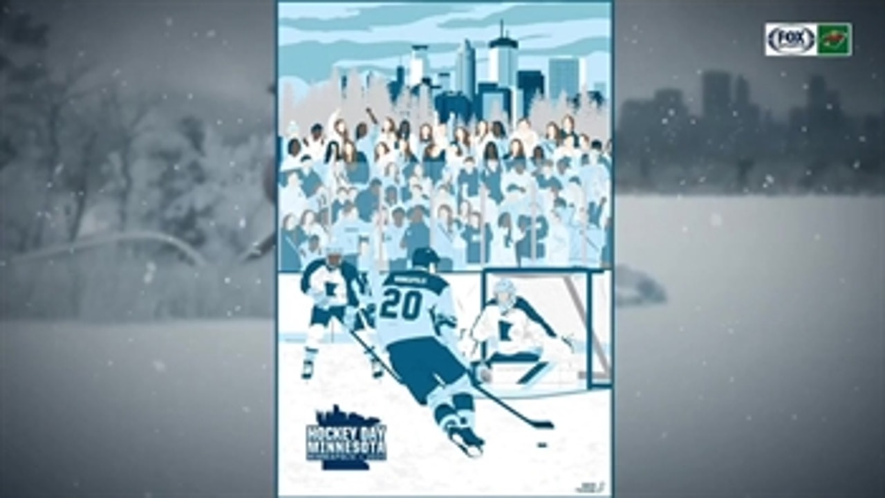 Hockey Day Minnesota poster contest winner