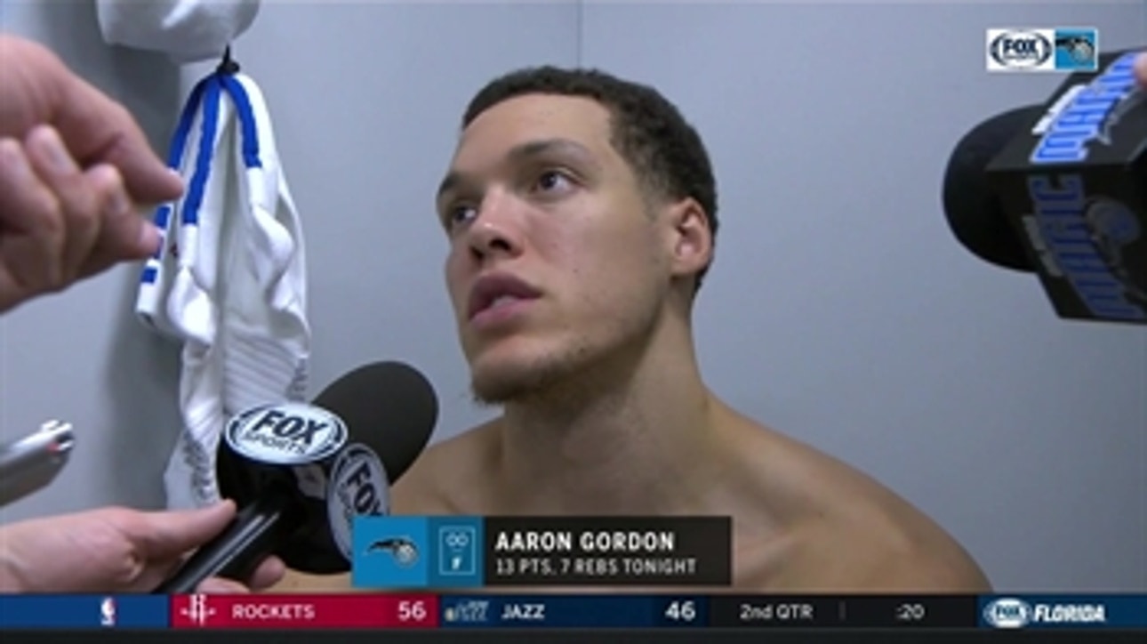 Aaron Gordon on loss to Heat: 'We let go of the rope'