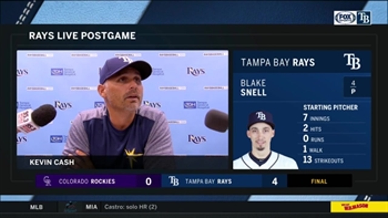 Rays manager Kevin Cash breaks down Tuesday's win