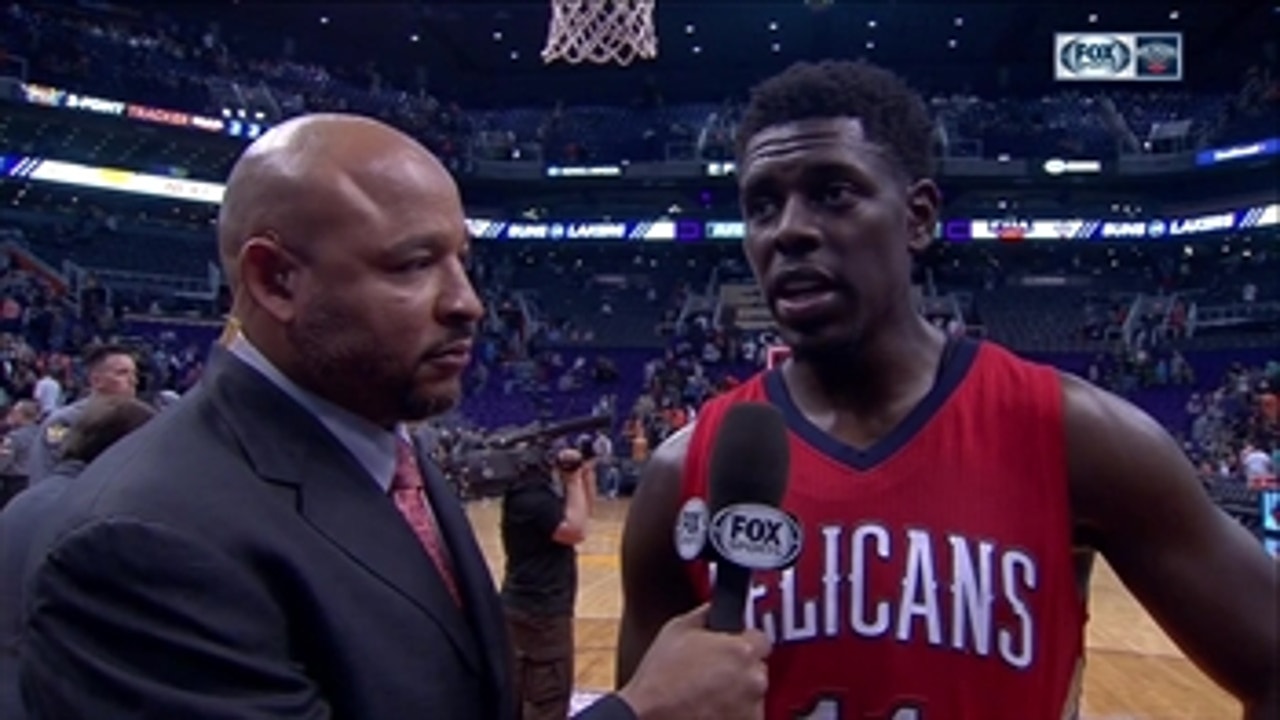 Jrue Holiday on aggressiveness, Pelicans win over Suns