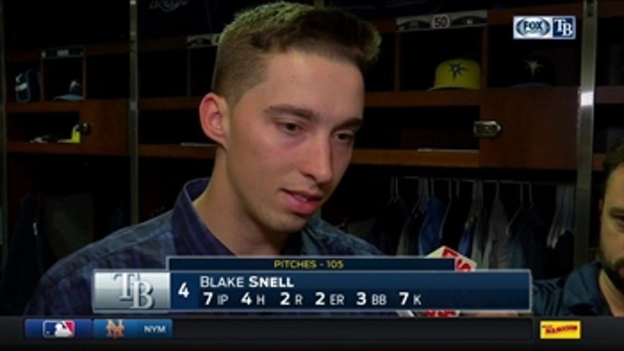 Blake Snell thinks he wasted too many pitches against Cardinals