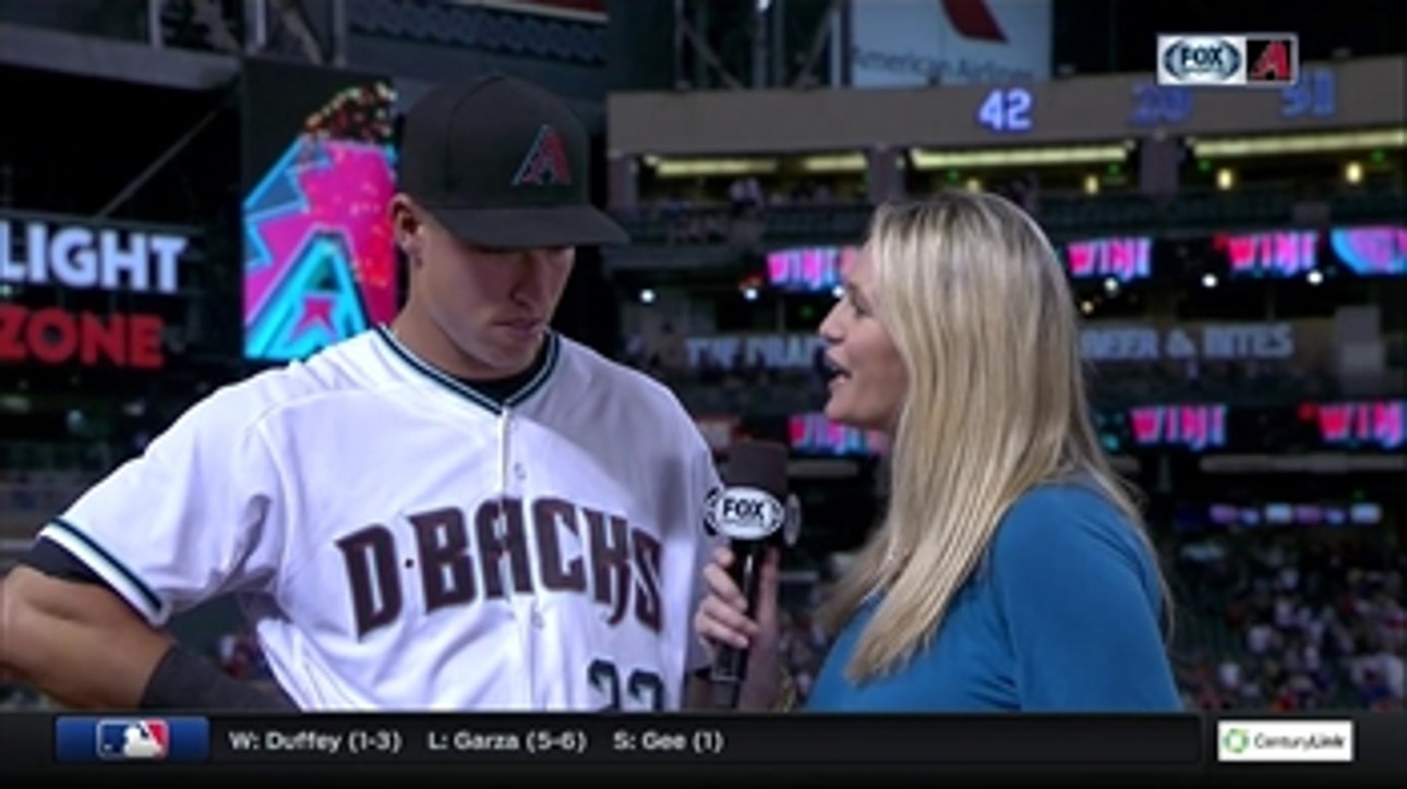 Jake Lamb: I don't know if you call that a good swing, but I'll definitely take it