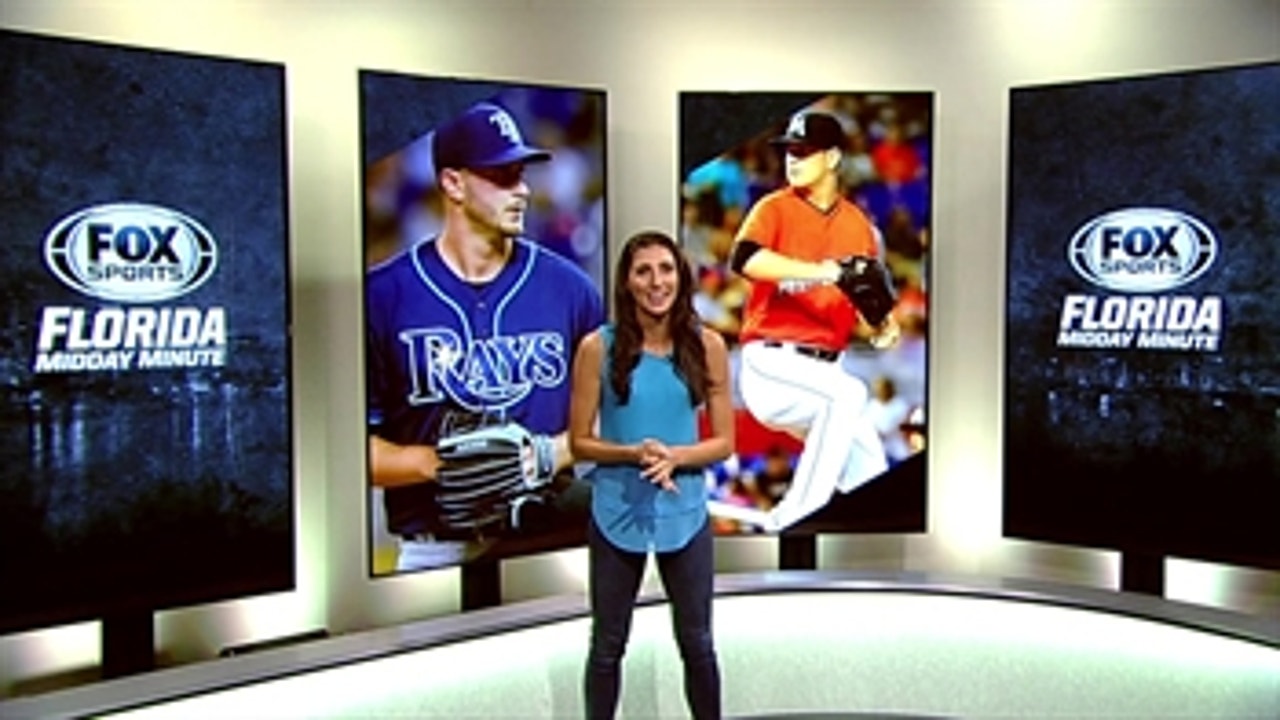 Florida Midday Minute: Rays, Marlins begin homestands