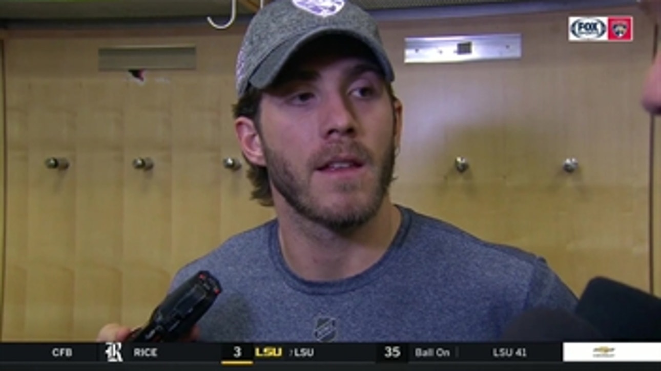 Mike Hoffman on extending his point streak to 15 games, loss to Rangers
