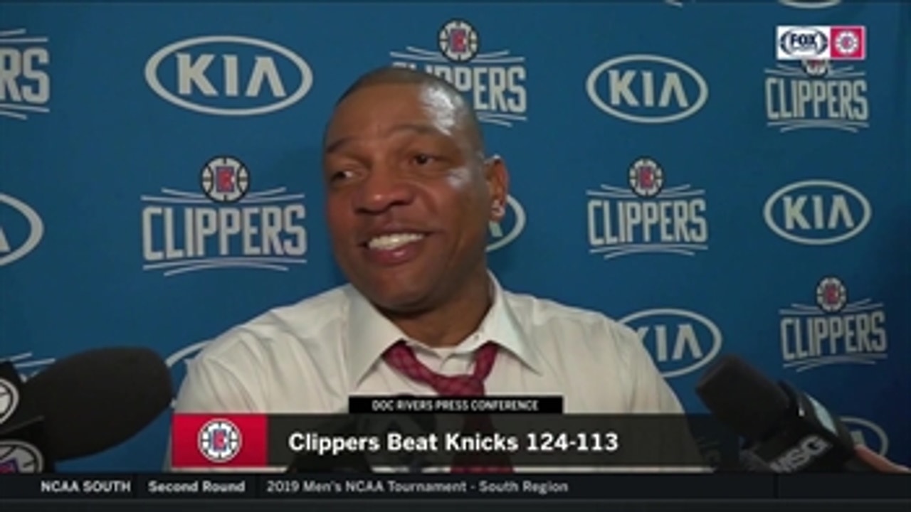Hear from Doc Rivers after Clippers win over Knicks