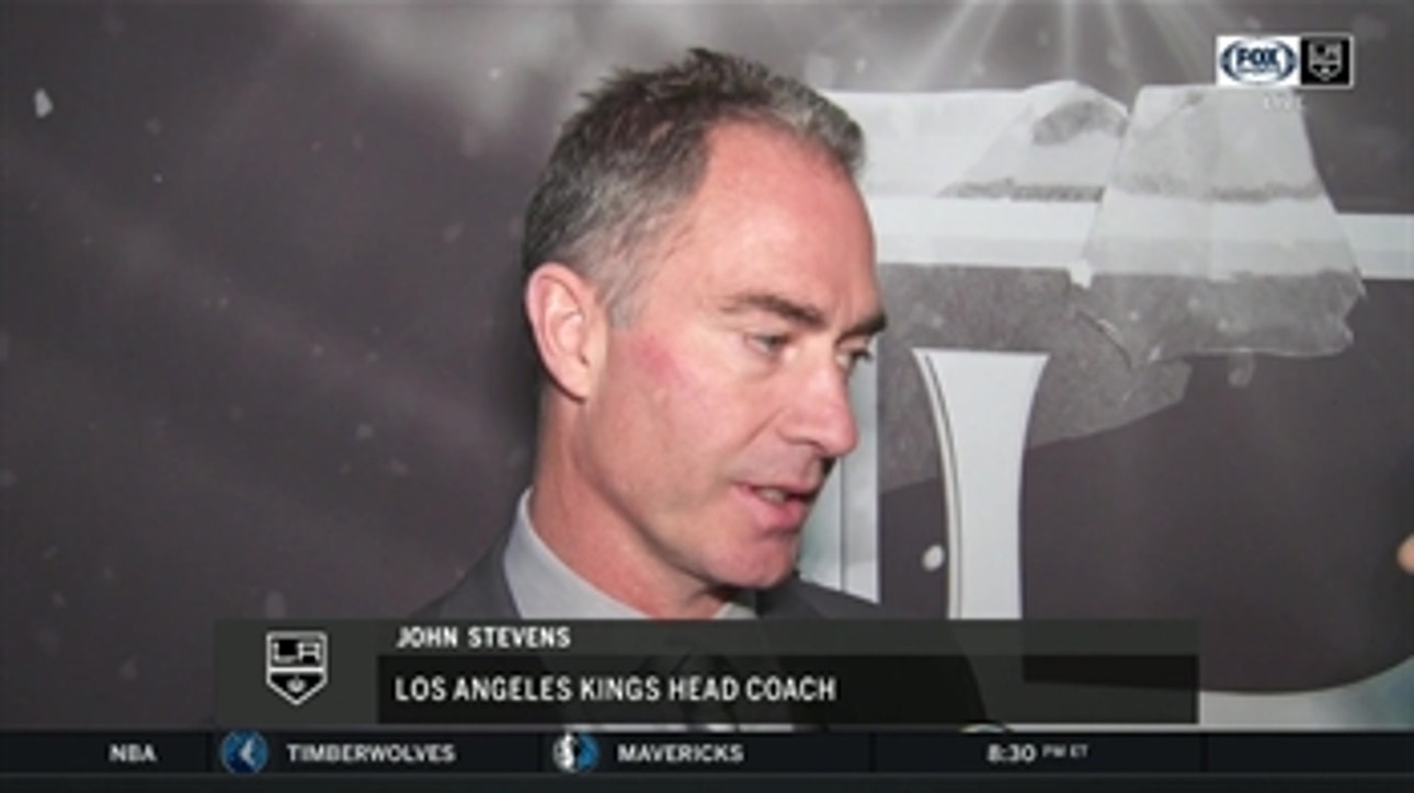 John Stevens eager to see LA Kings resilience against adversity