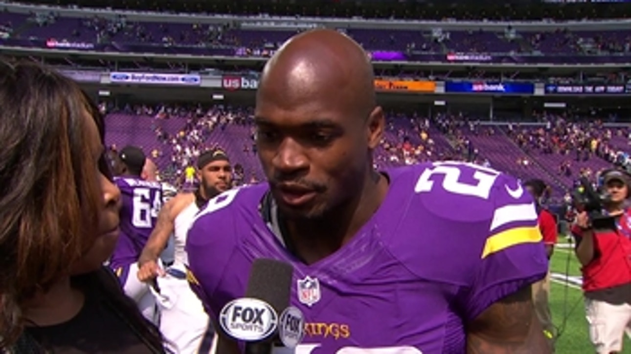Adrian Peterson says the Vikings' offense will be more balanced this season