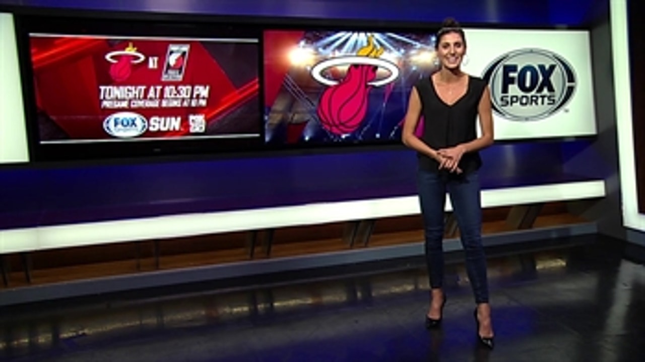Game day Heat Flash: Miami Heat at Portland Trail Blazers