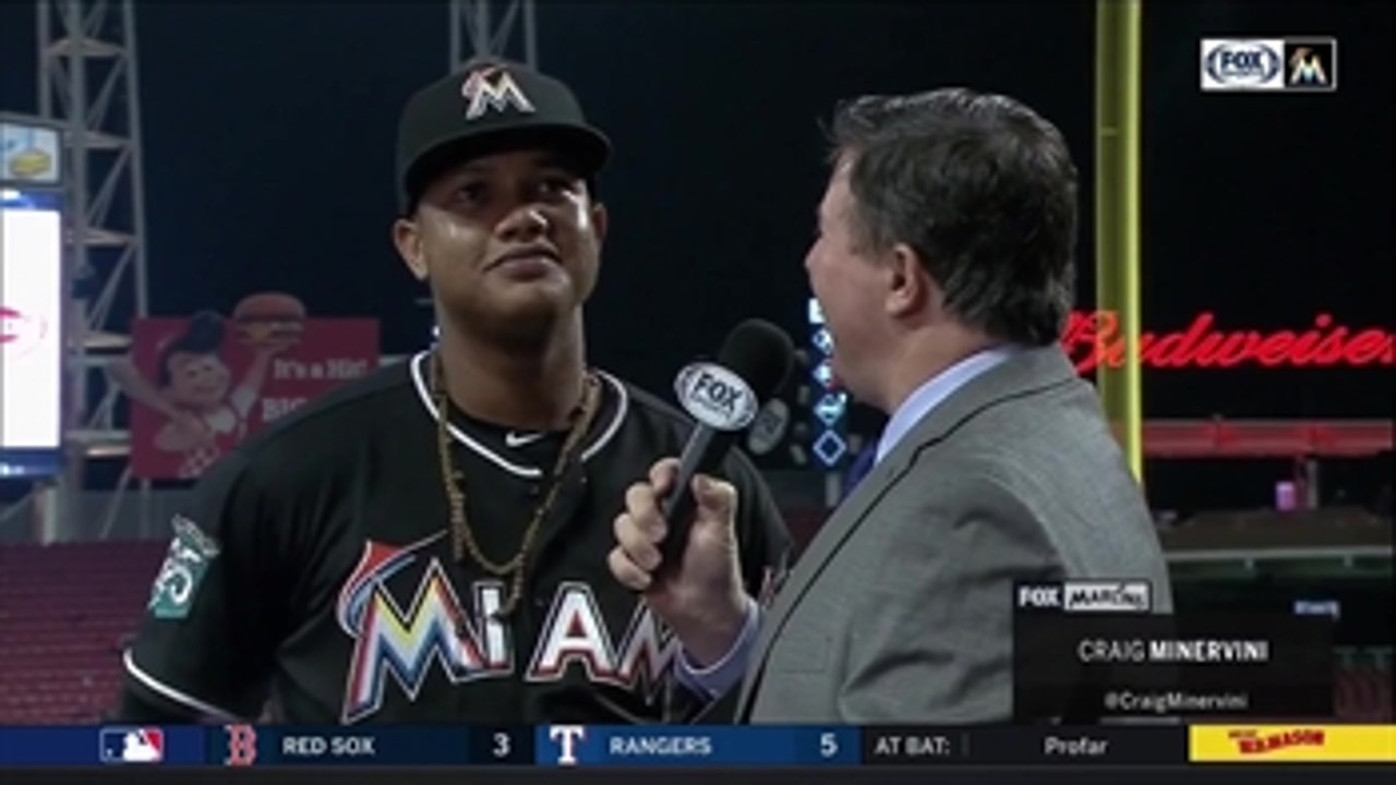 Starlin Castro chats about 100th career home run