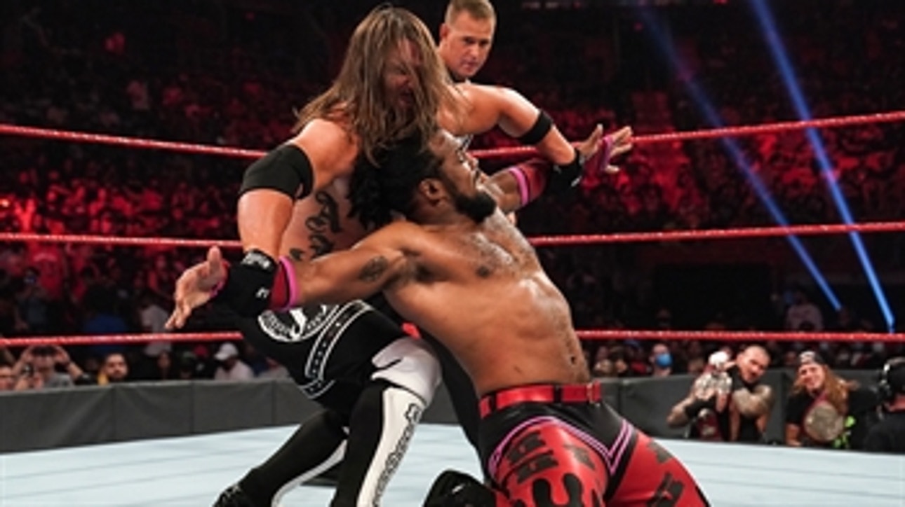 The New Day vs. AJ Styles & Omos - Tag Team Turmoil Match: Raw, Sept. 6, 2021
