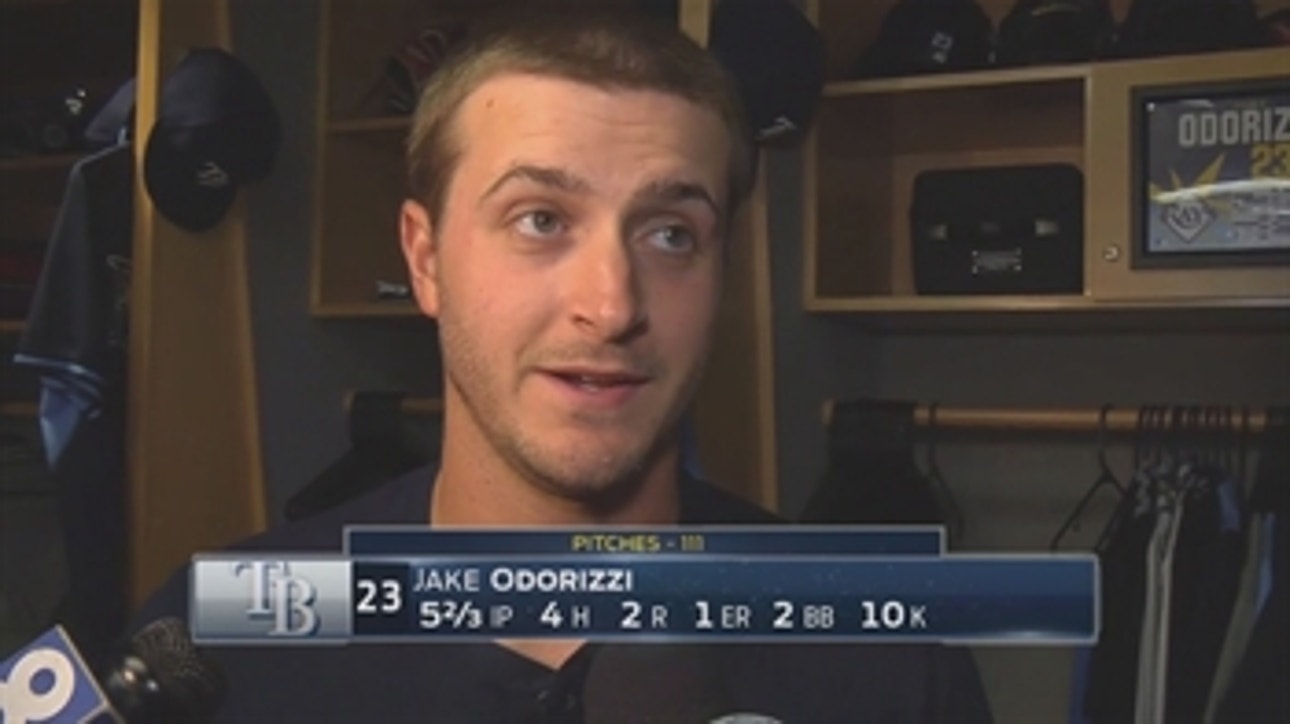 Jake Odorizzi wants to get his pitch count in check