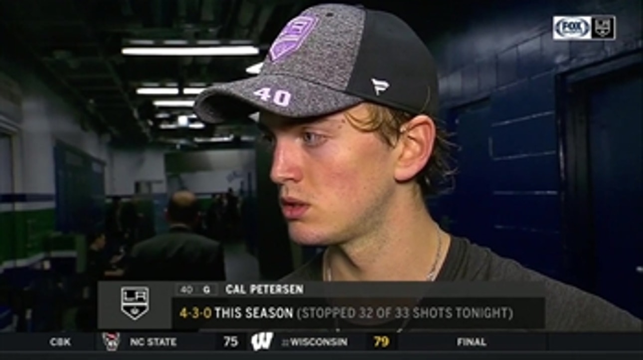 Cal Petersen reveals his preferred name, discusses impressive performance