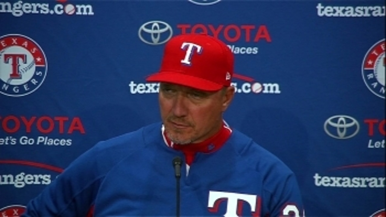 Jeff Banister on positive moments in 4-3 loss