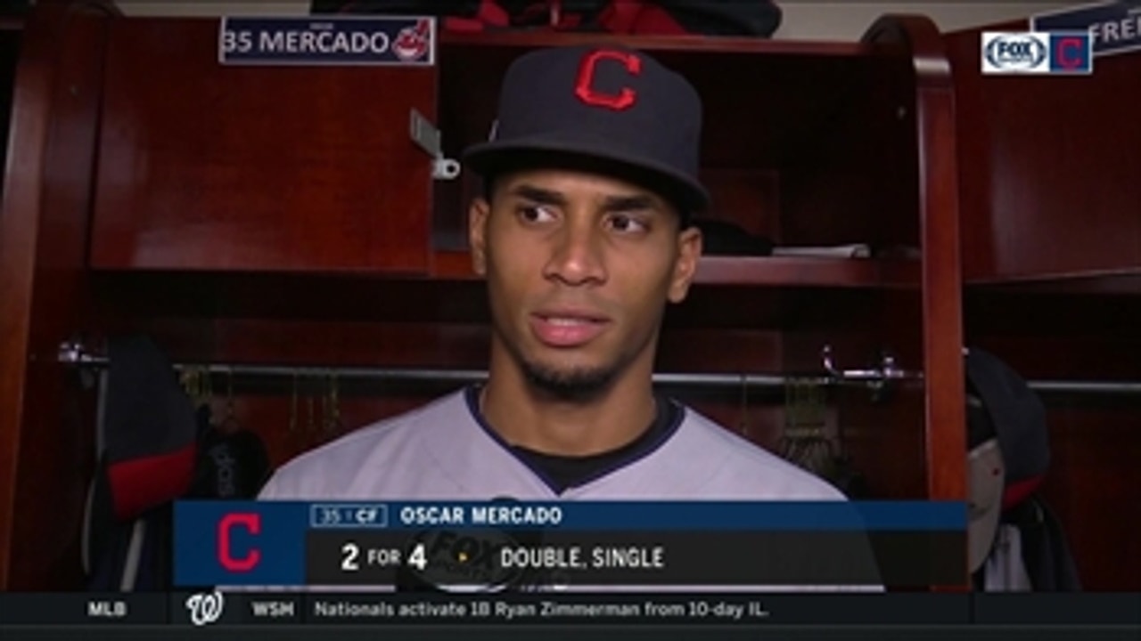 Oscar Mercado relives his home-run-robbing catch