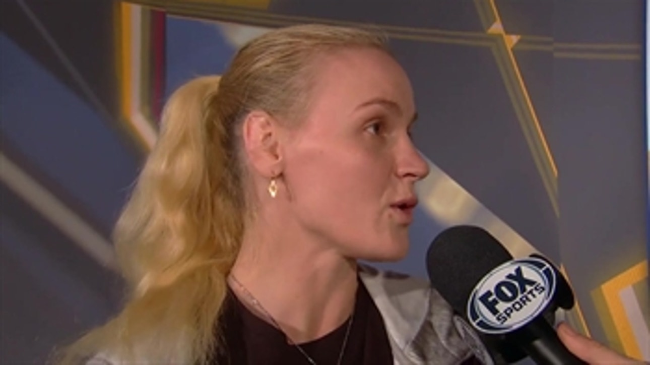 Valentina Shevchenko talks with Heidi Androl | INTERVIEW | UFC FIGHT NIGHT
