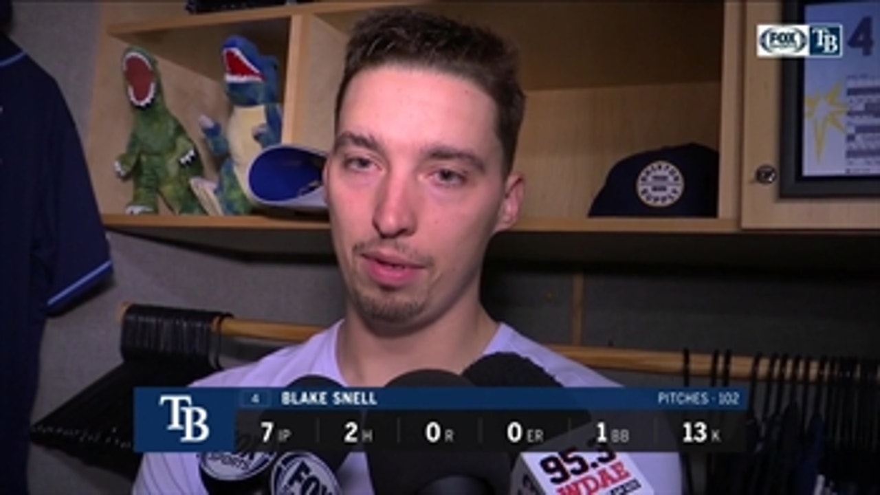 Blake Snell: My gameplan was to throw everything tonight