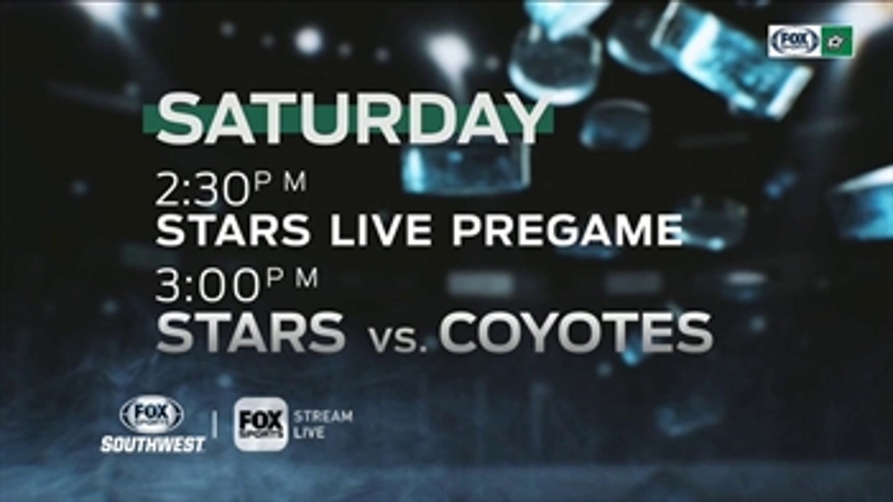 Early Game at Arizona on Saturday ' Stars Live