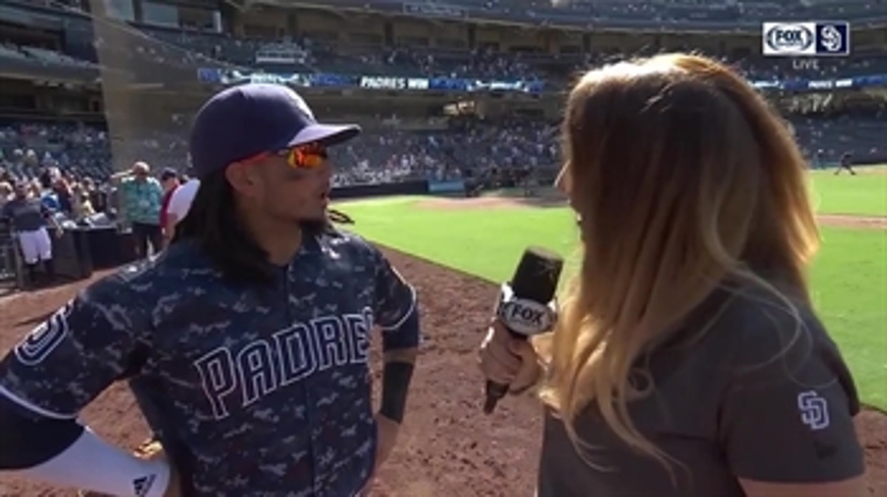 Freddy Galvis talks about his huge day after the Padres win