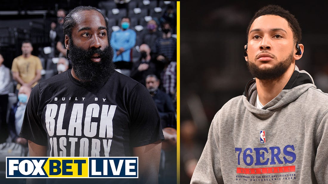 76ers or Nets: Best bet to win title after Harden - Simmons trade? I FOX BET LIVE