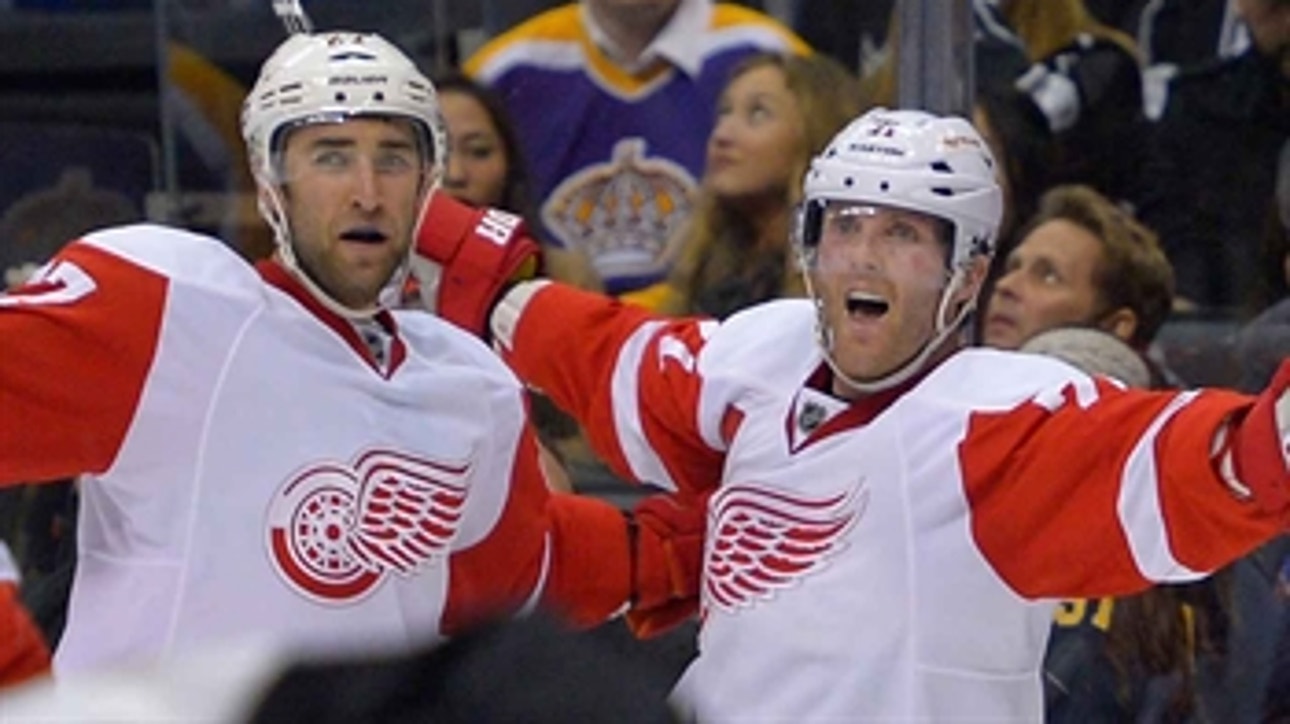 Tatar nets game-winner for Red Wings, honors father