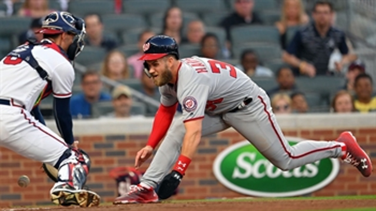 Braves LIVE To Go: Bryce Harper, Nationals cruise past Braves to open season series