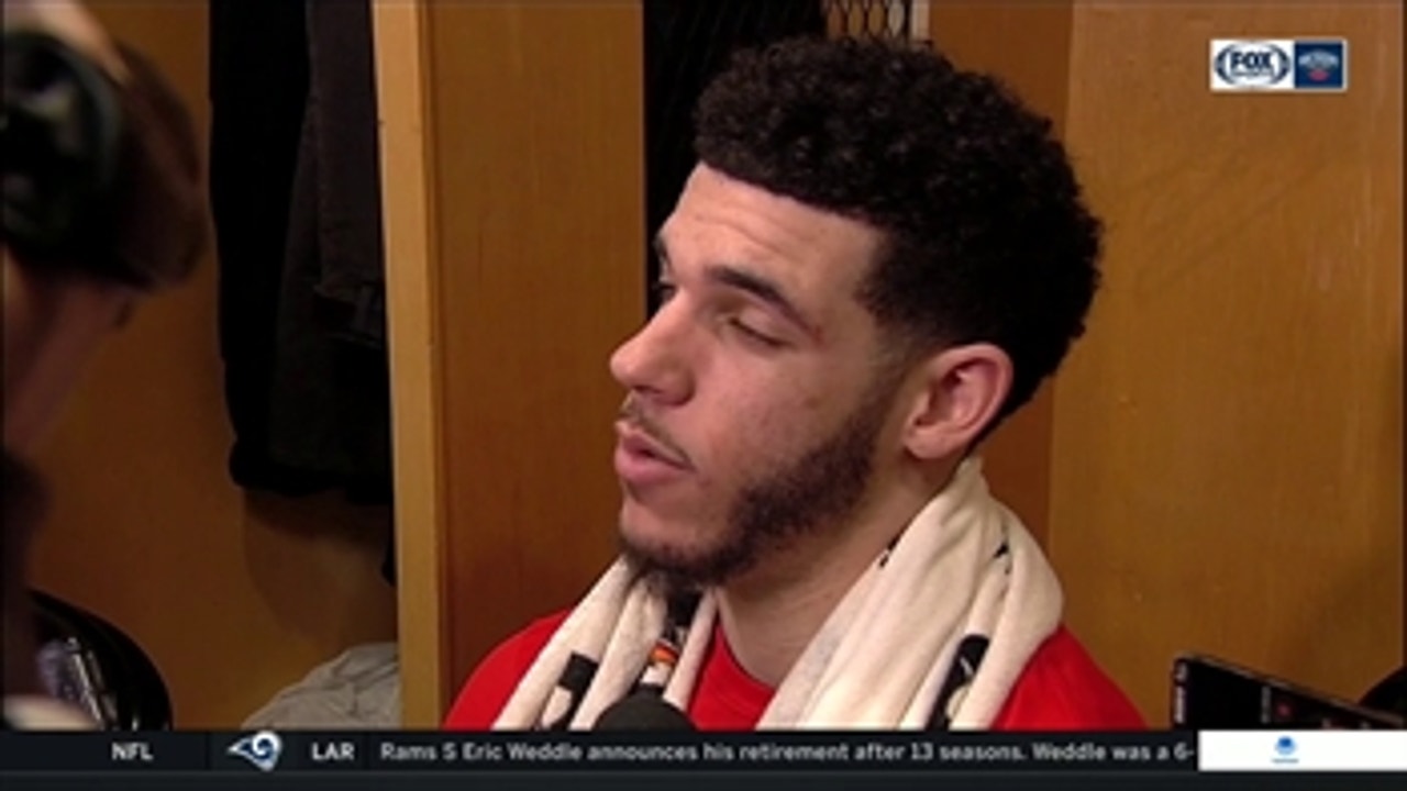 Lonzo Ball on the Pelicans 125-119 Win against Chicago