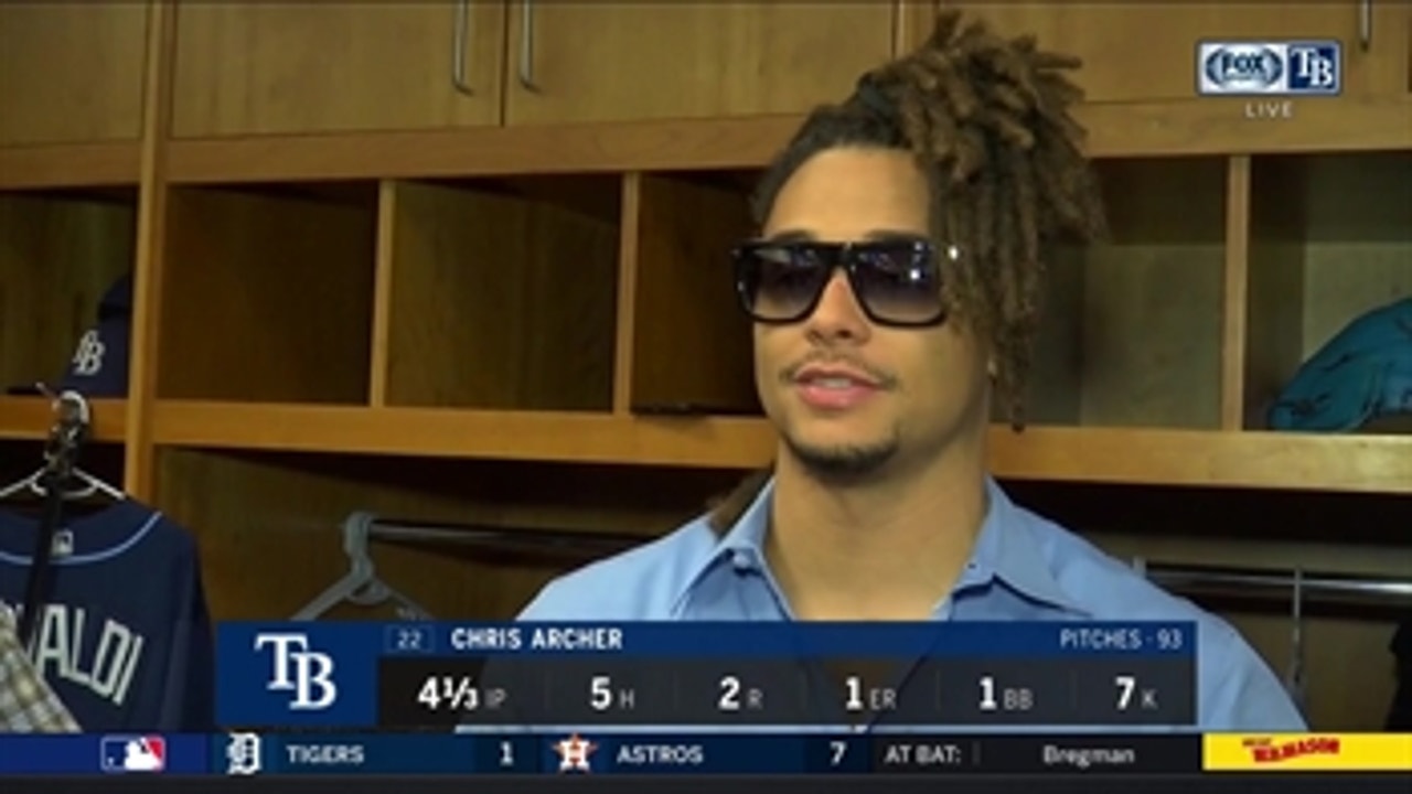 Chris Archer says the win shows the Rays’ potential