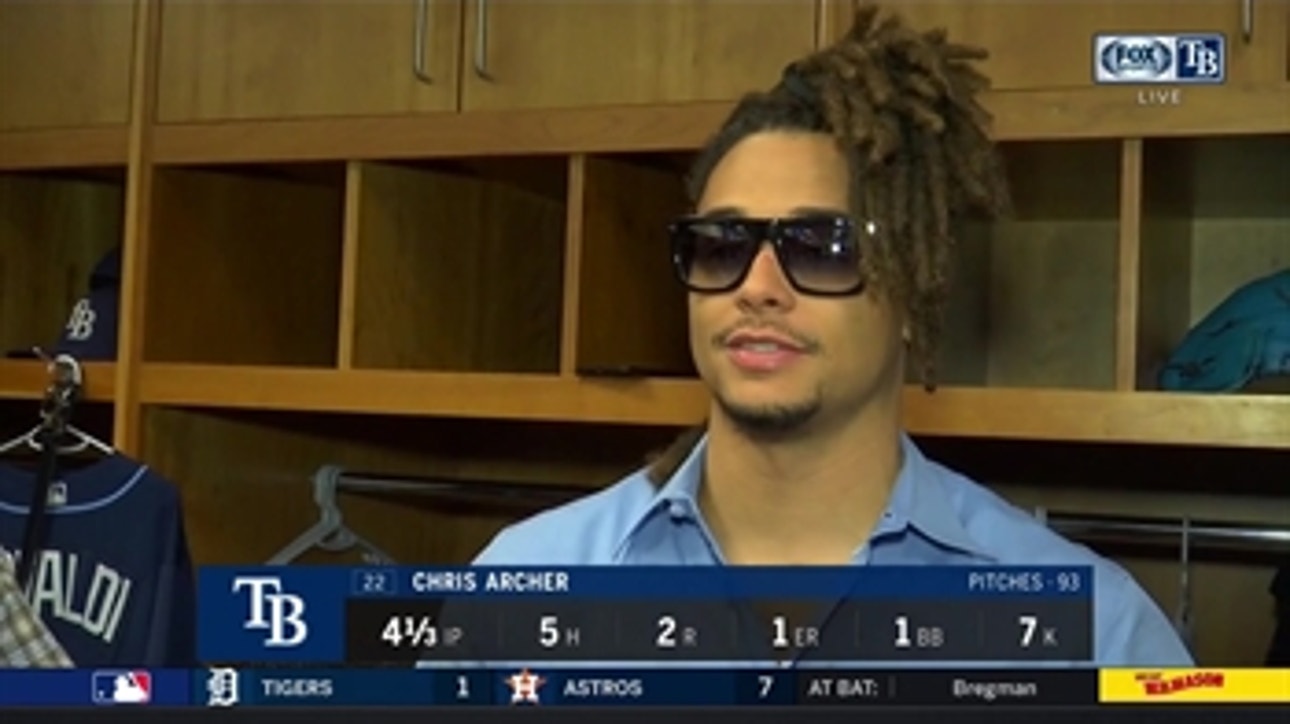 Chris Archer says the win shows the Rays' potential