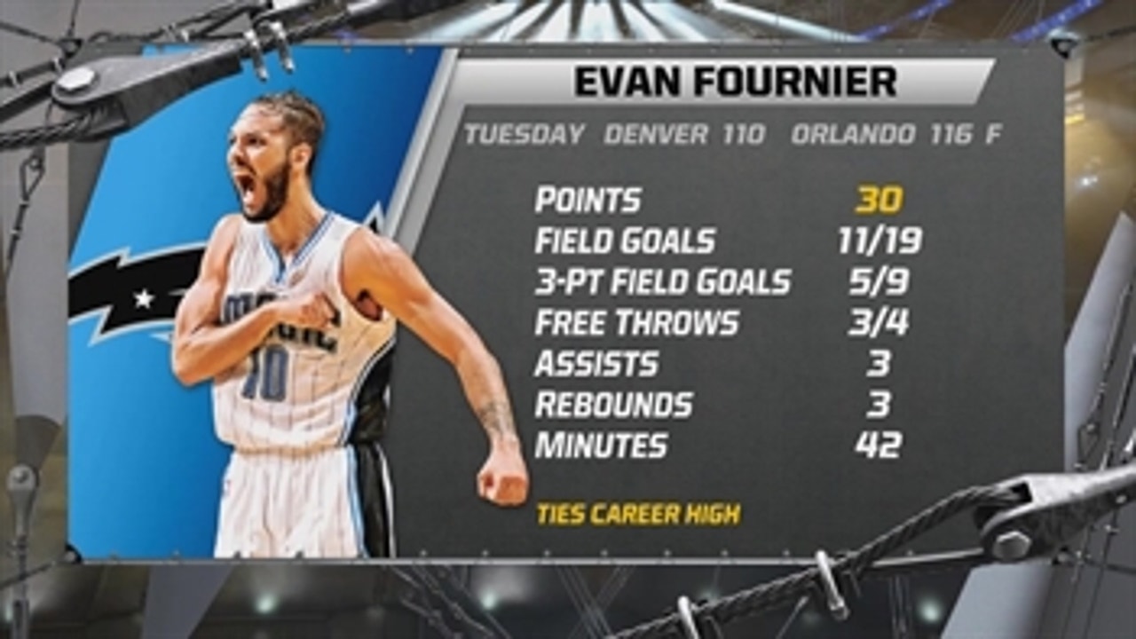 Evan Fournier remains hot as Magic head to Charlotte