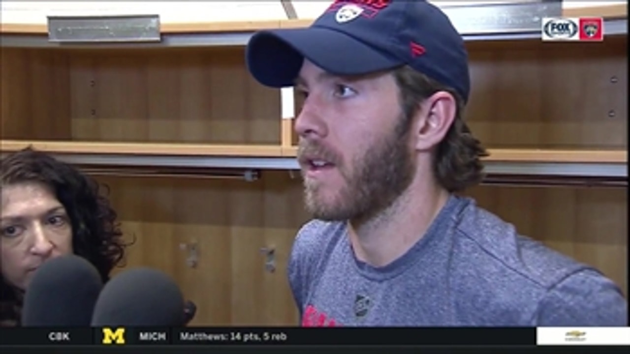 Mike Hoffman on tonight's roller coaster game, need for faster starts