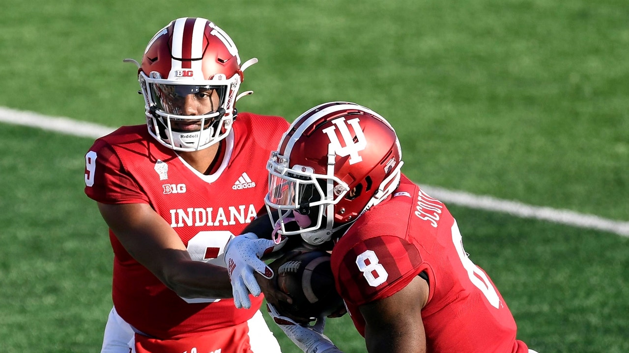 Indiana evens score late with No. 8 Penn State behind Michael Penix Jr's touchdown and 2-point conversion, 28-28