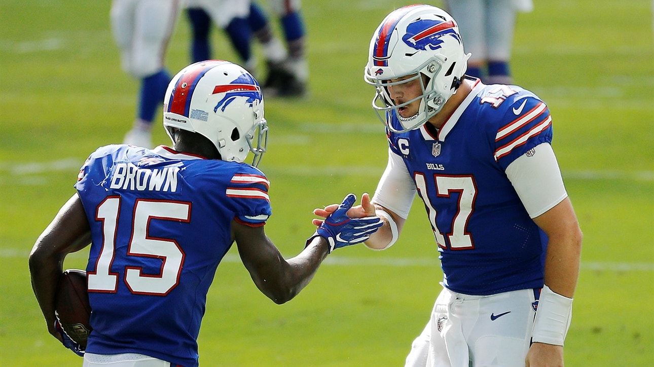 Colin Cowherd & Jason McIntyre are on opposite ends of the Bills (-3) vs. Rams matchup | TALK THE LINE