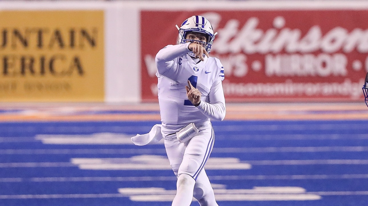 Zach Wilson throws for 359 yards, 2 TDs as No. 9 BYU crushes No. 21 Boise State, 51-17