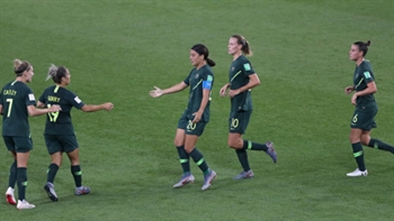 Australia's Sam Kerr completes the hat trick vs. Jamaica ' 2019 FIFA Women's World Cup™ Highlights