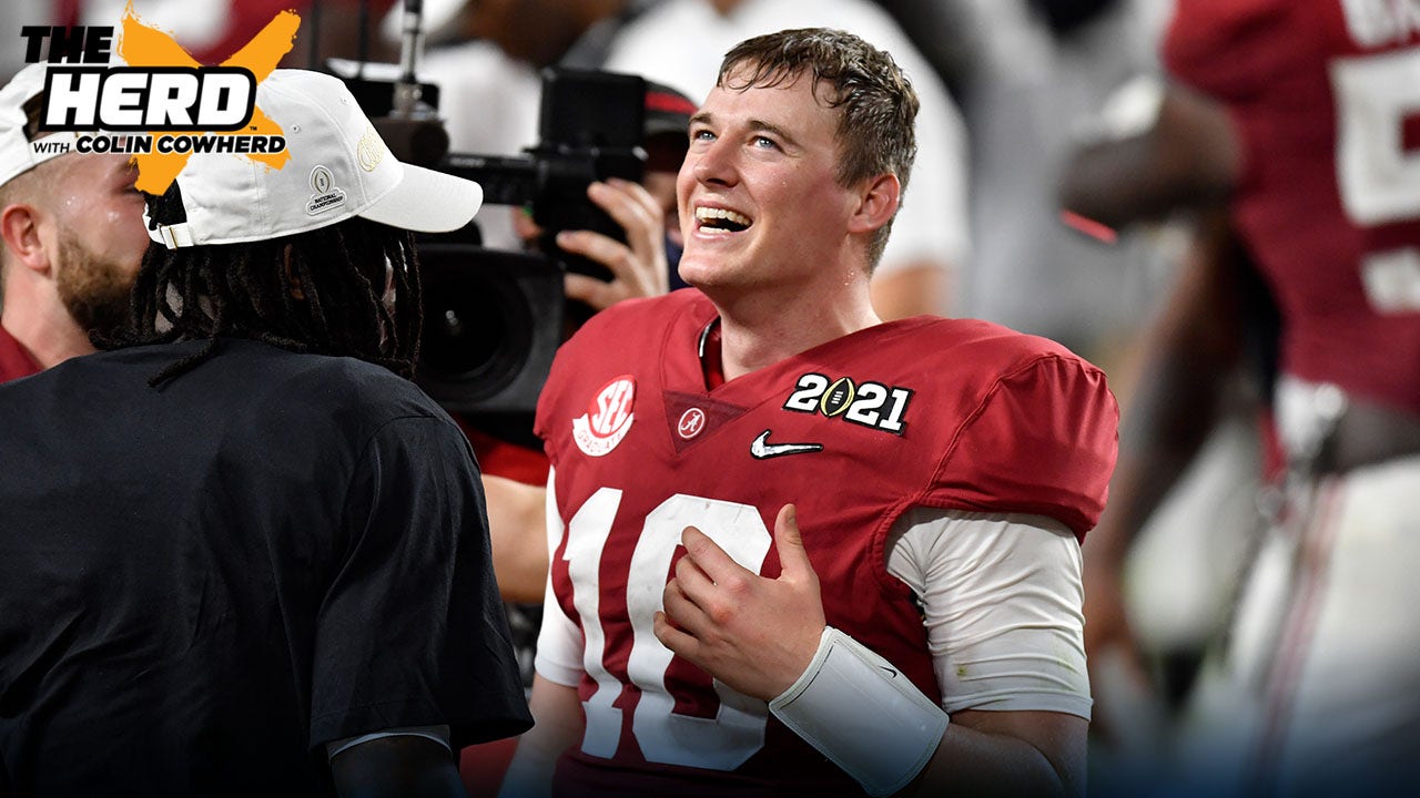 Colin Cowherd explains why Kyle Shanahan is targeting Mac Jones with the No.3 pick | THE HERD