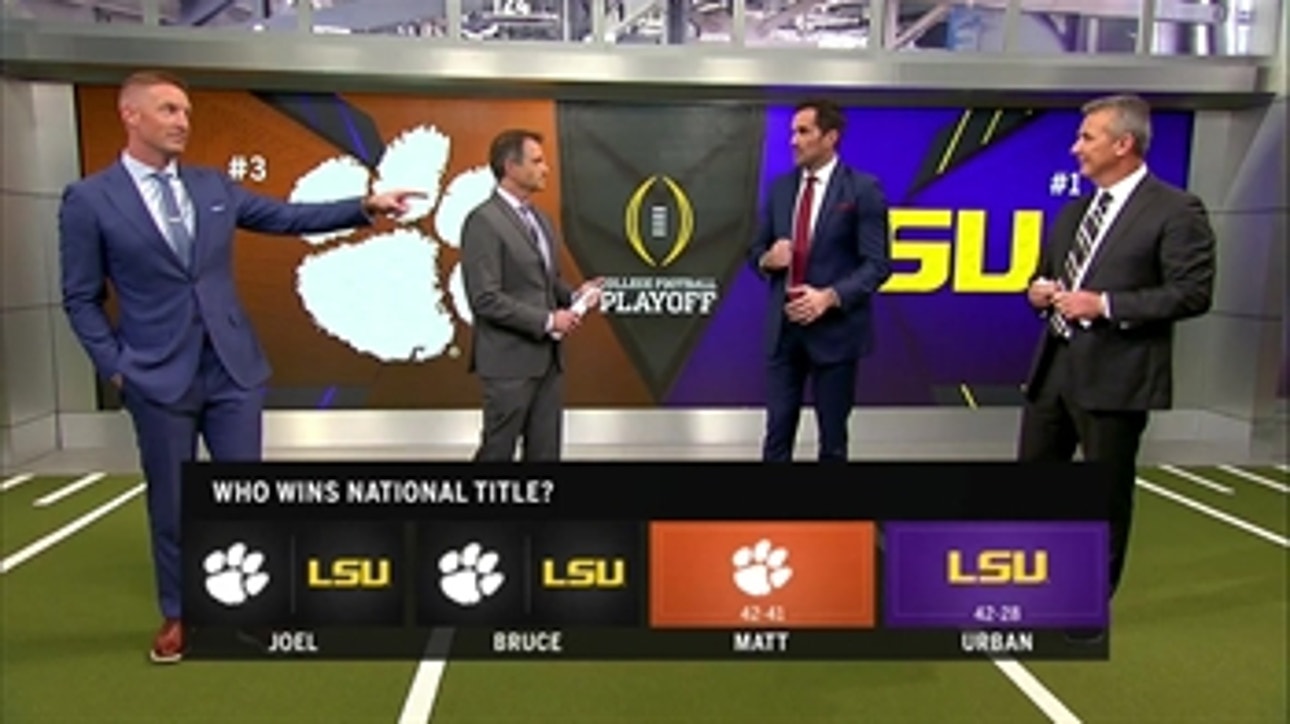 CFB on FOX crew makes their picks for the College Football Championship