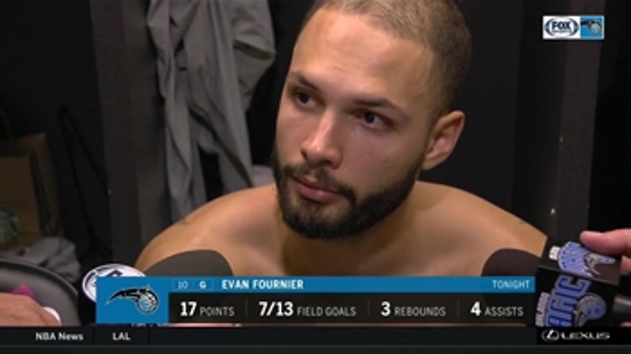 Evan Fournier on Magic's missed opportunities and bad reads on key plays