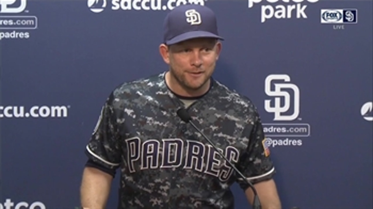 Padres manager Andy Green talks about Joey Lucchesi, Freddy Galvis after 9-3 win