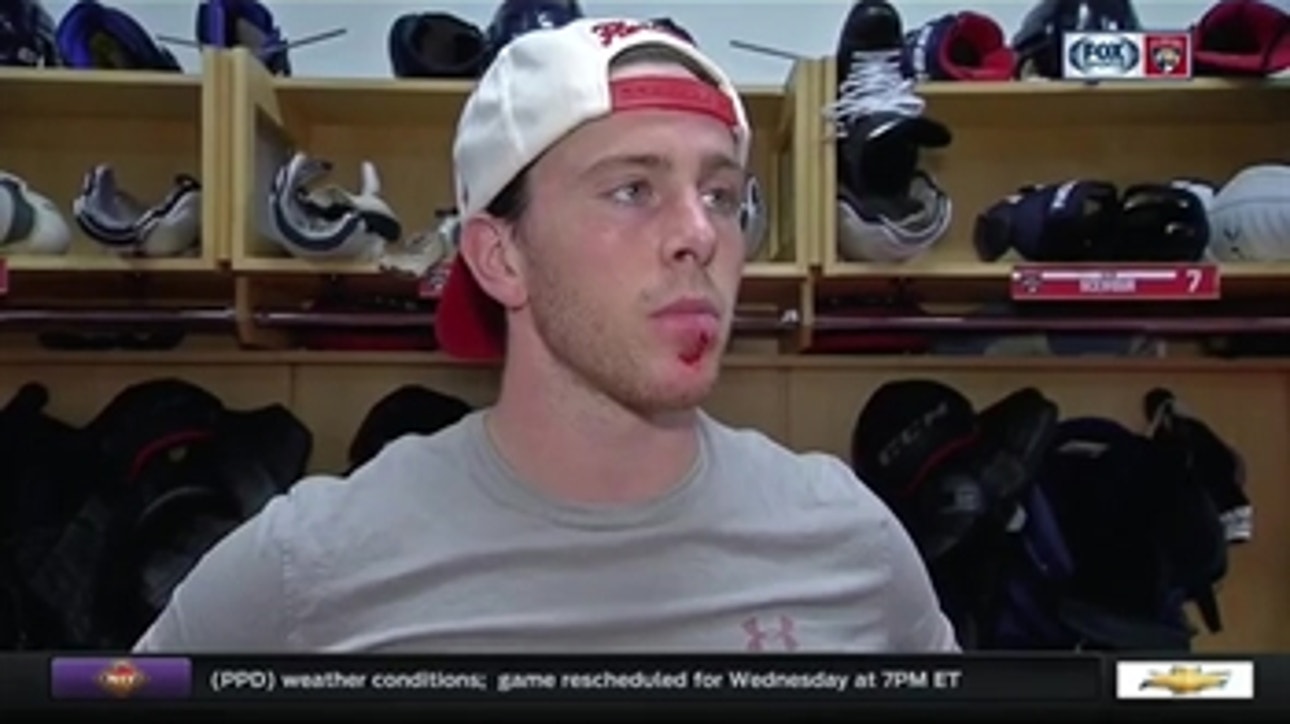 Jonathan Marchessault on Thomas Vanek: 'Tonight was just a good way to show how good he is'