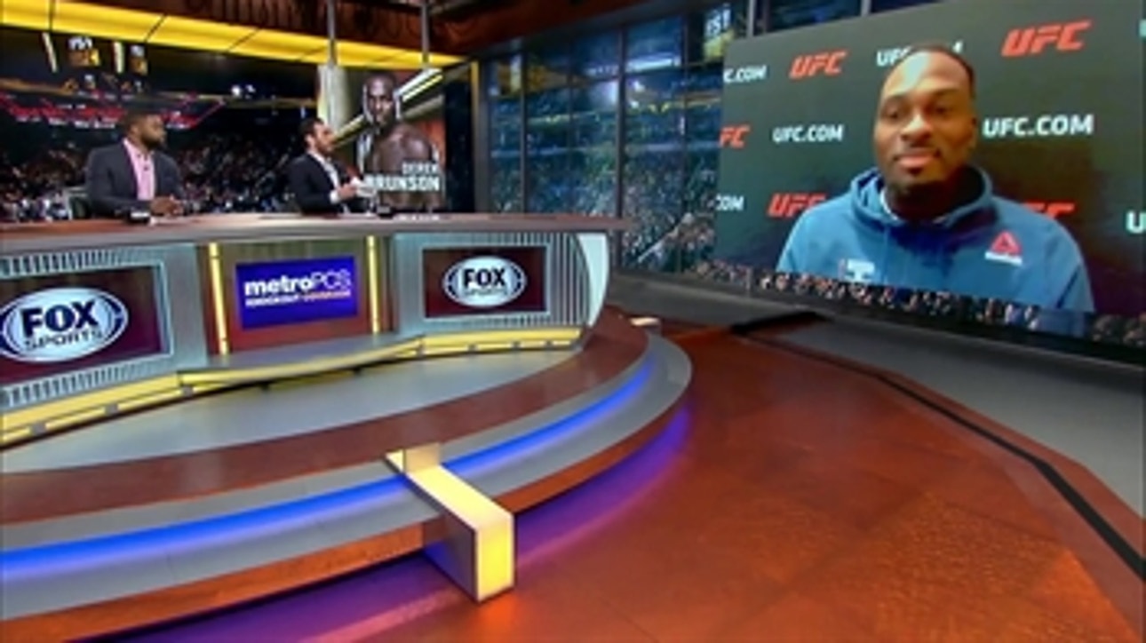 Derek Brunson talks with the UFC Tonight crew | INTERVIEW | UFC Tonight