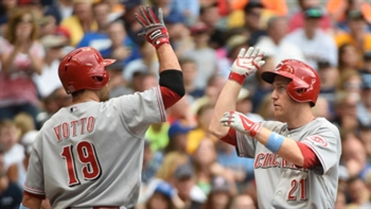 Reds rout Brewers 13-4
