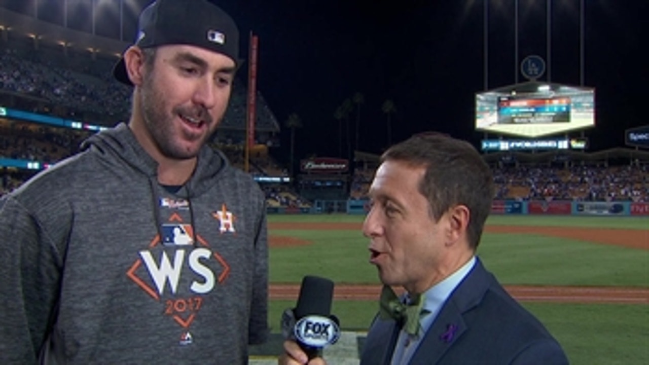 Justin Verlander on WS Game 2 outcome: 'I can't even explain my excitement'