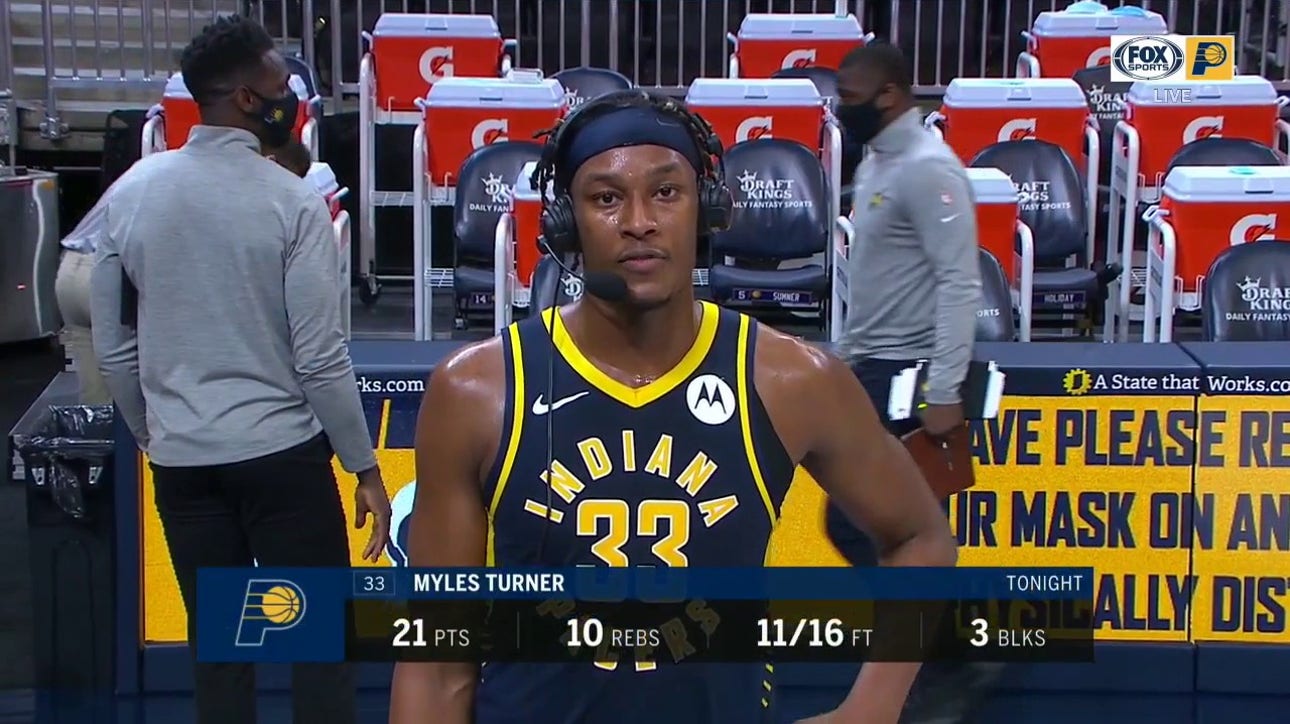 Turner on Pacers getting Bjorkgren a win against Raptors: 'I think that was our motivation'
