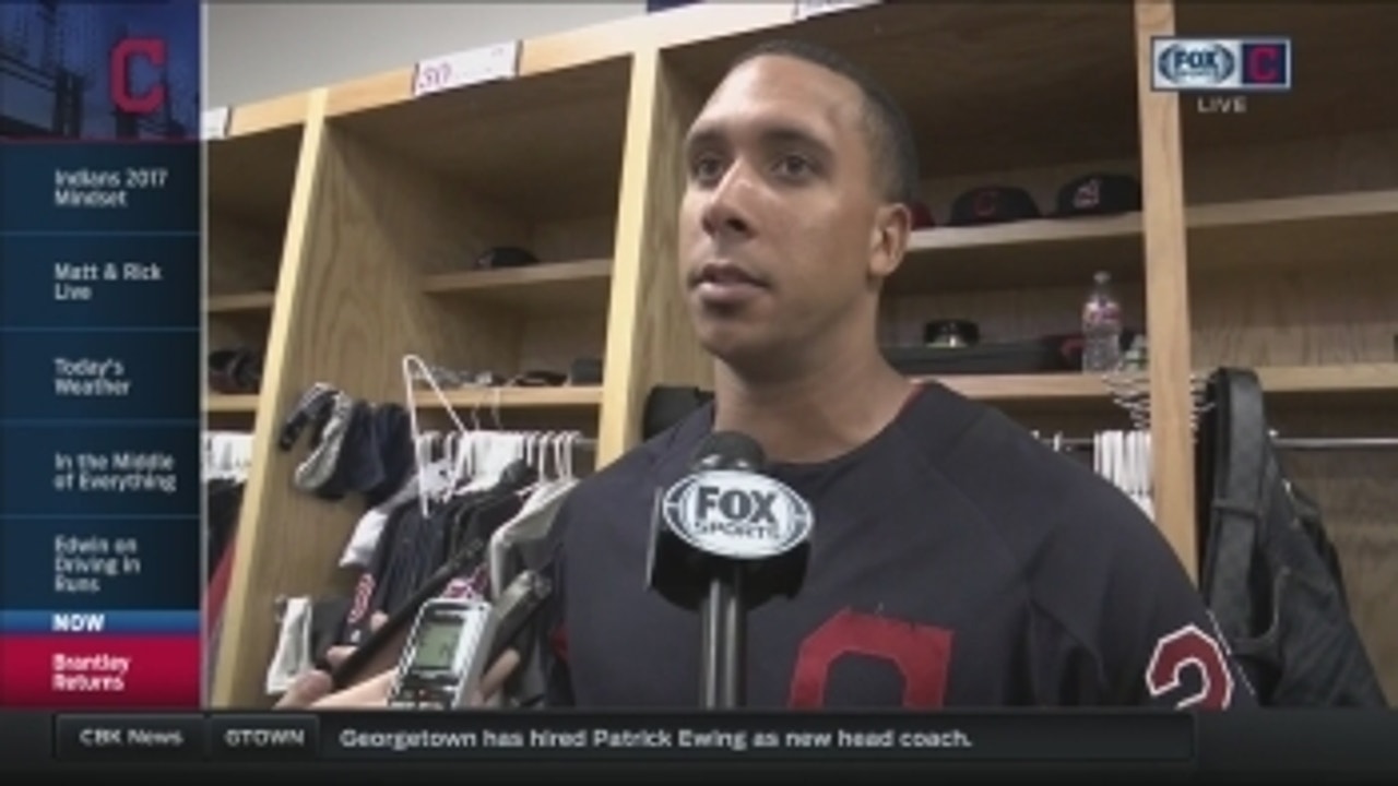 Michael Brantley's happy to be back and healthy