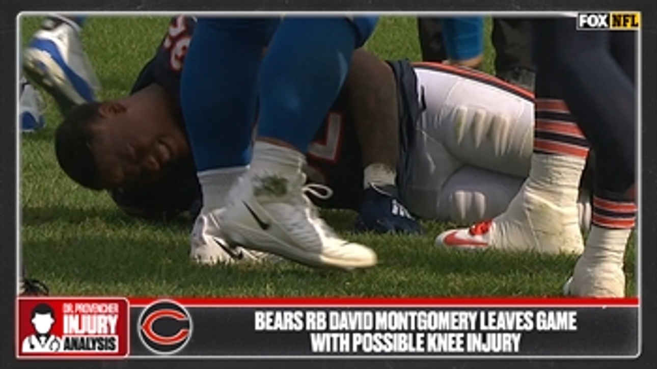 Bears running back David Montgomery suffers knee injury