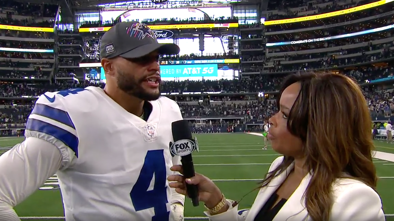 'We stayed resilient with everything we wanted to do' — Dak Prescott on Cowboys' win vs. Panthers