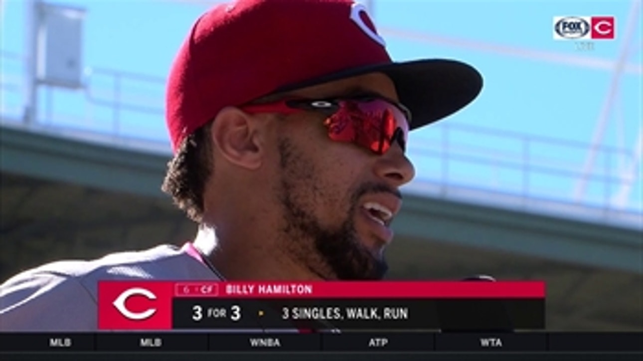 Billy Hamilton not overthinking things as solid stretch continues