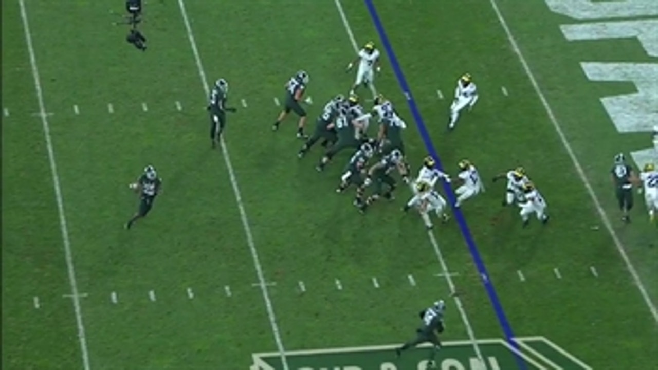 Sparty Special! Michigan State runs 'Philly Special' for a trick-play TD vs. Michigan