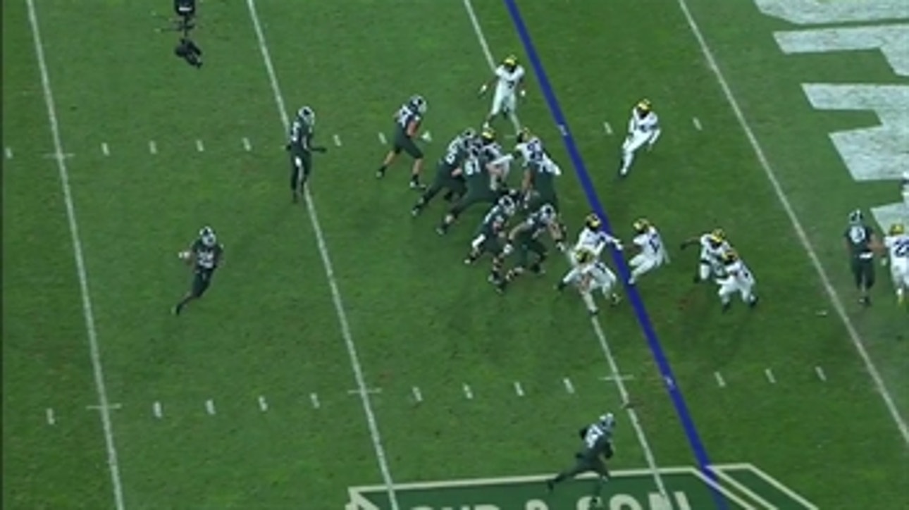 Sparty Special! Michigan State runs 'Philly Special' for a trick-play TD vs. Michigan