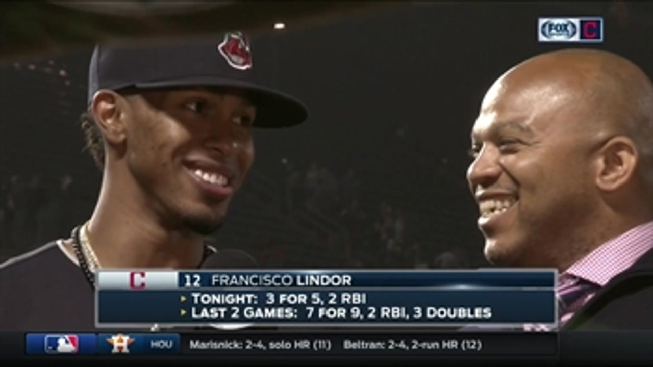 Francisco Lindor: This win 'means a lot'